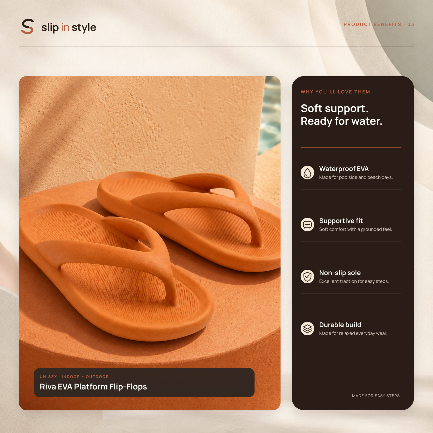 Riva EVA Platform Flip-Flops