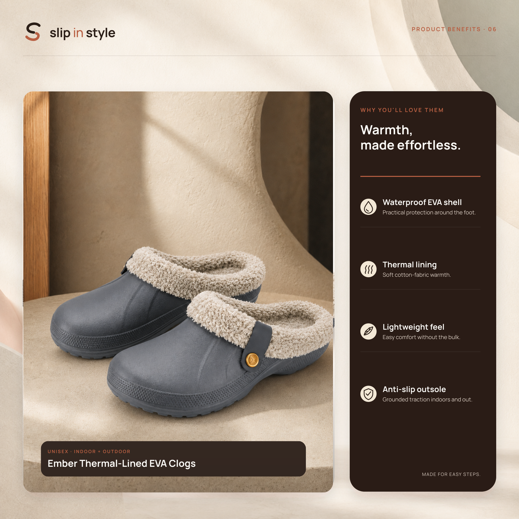 Ember Thermal-Lined EVA Clogs